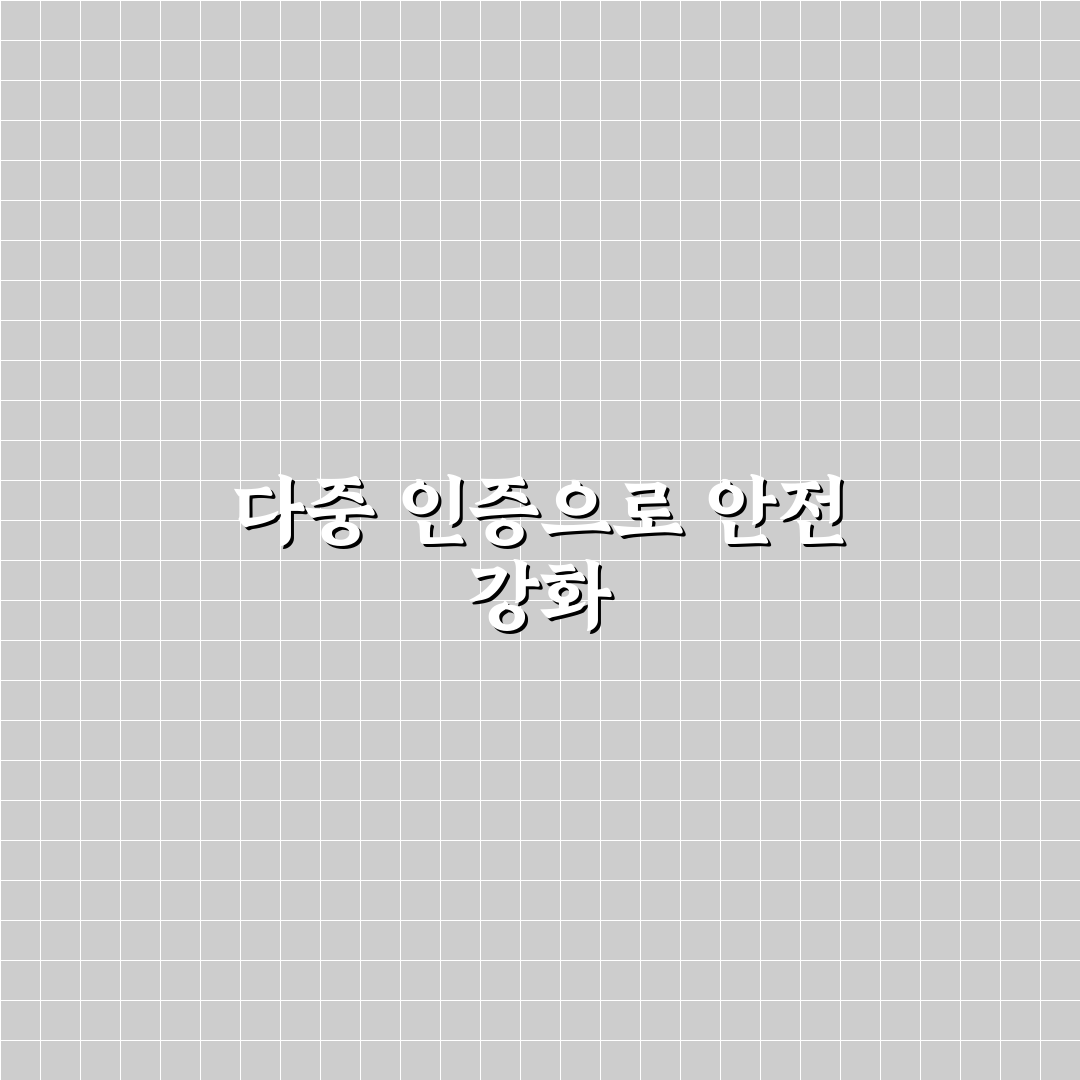 다중 요소 인증 MFA 추천 앱 사용법과 꿀팁 정리