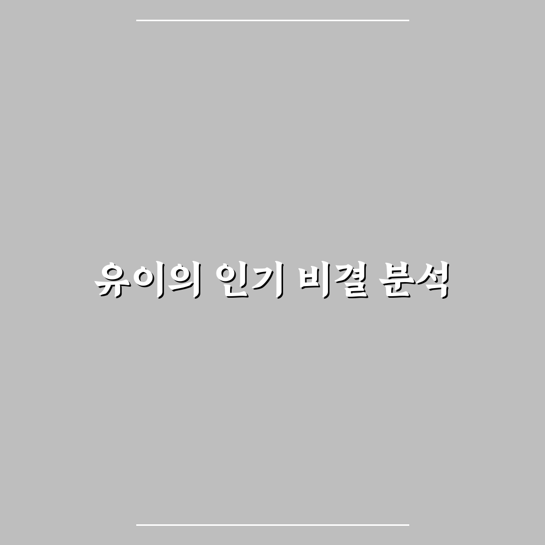 유튜버 유이 활동과 성장 비결 쉽게 정리해 드려요