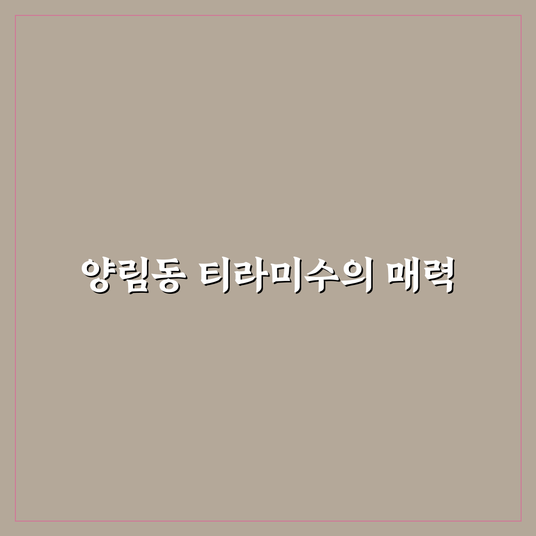 양림동 티라미뚜 방문 전 알아두면 좋은 꿀팁 공유