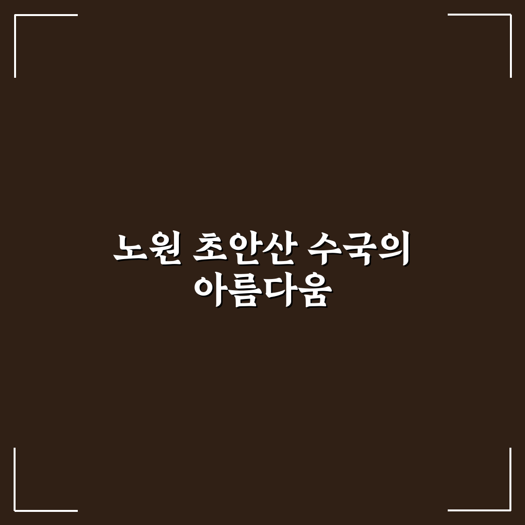 노원 초안산 수국동산 방문 꿀팁과 산책 코스 정리