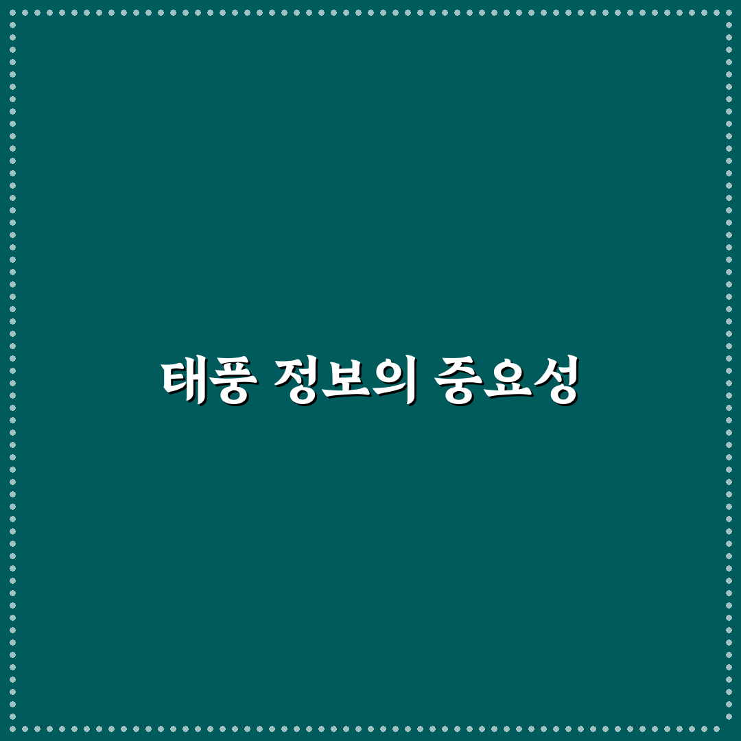 태풍 추적 사이트 활용법 꿀팁 정리