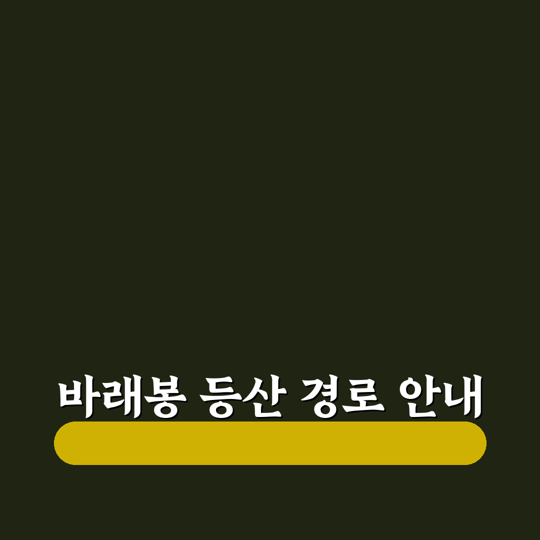 바래봉 등산지도 꿀팁과 코스 안내 쉽게 정리