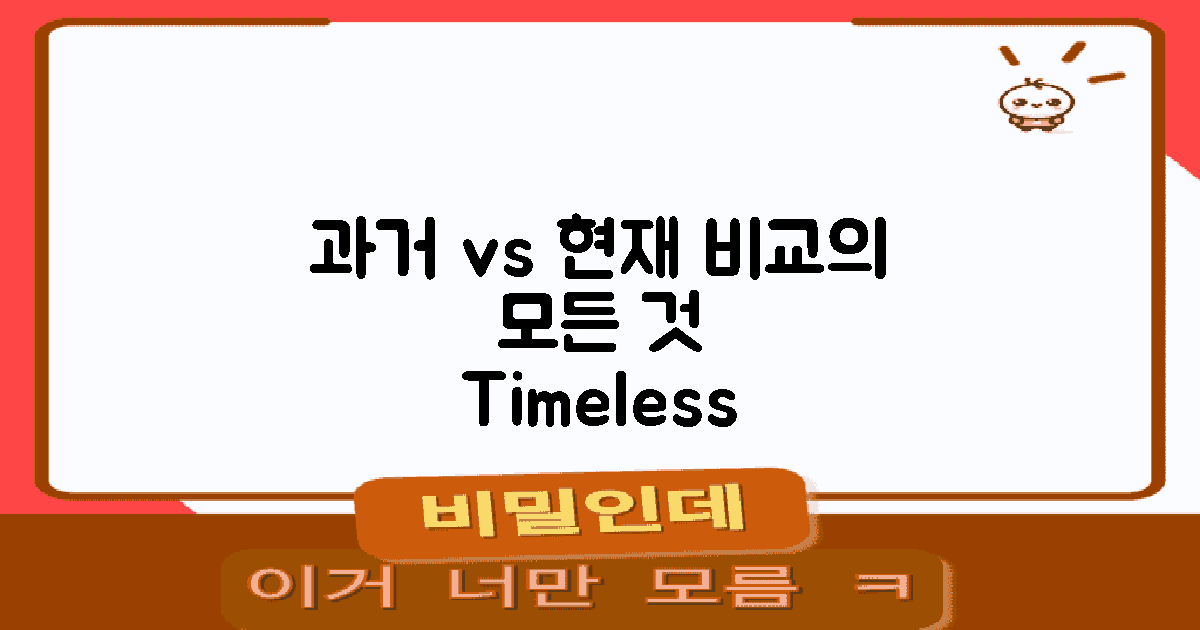 과거와 현재 비교