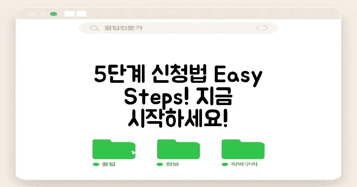 5단계 신청 절차