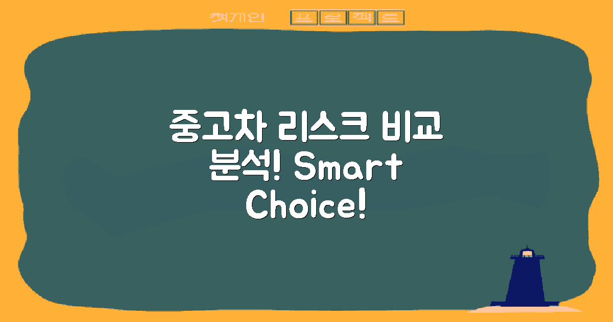 중고차 구매 리스크 비교