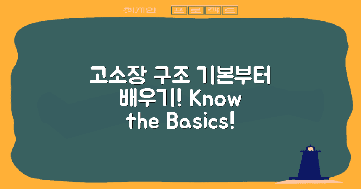 고소장 기본 구조 익히세요