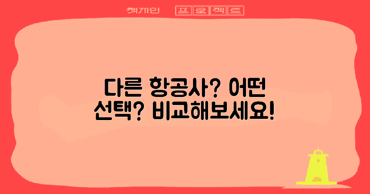 다른 항공사는 어떤가?