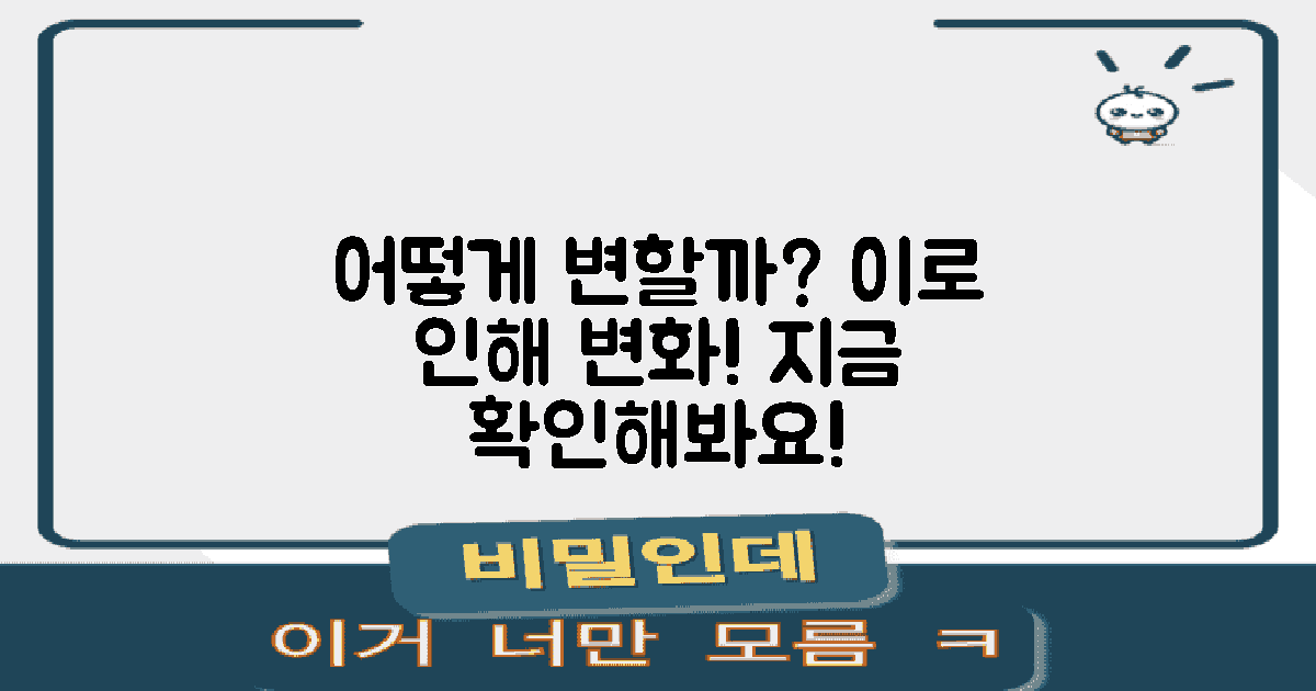 이로 인해 어떻게 변할까?
