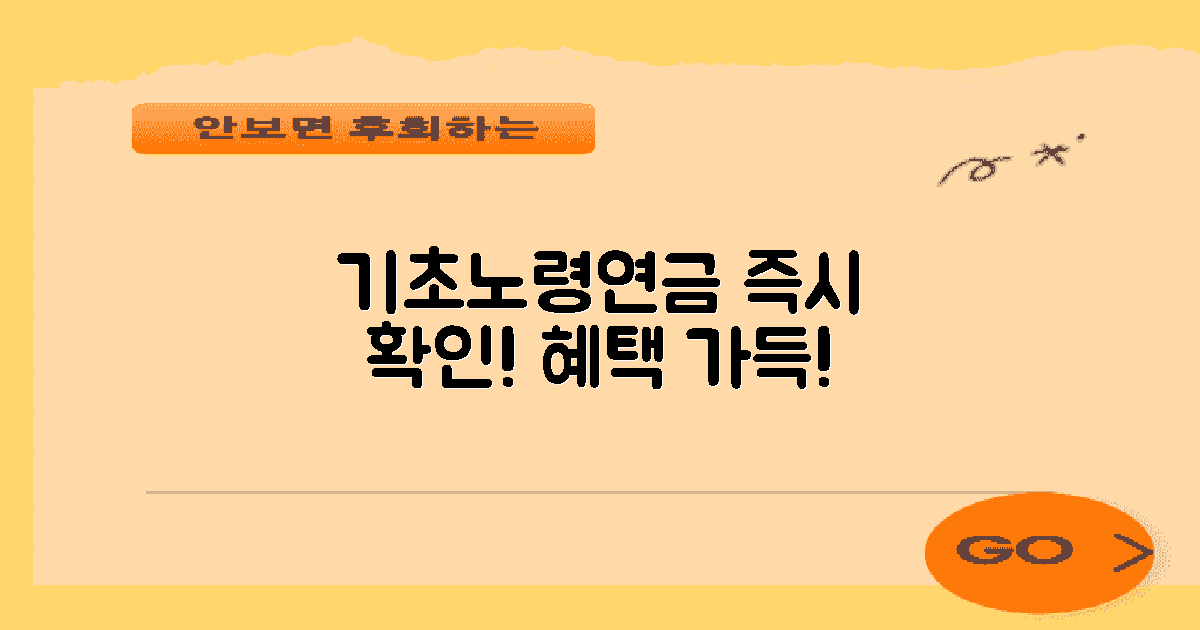 기초노령연금이란?