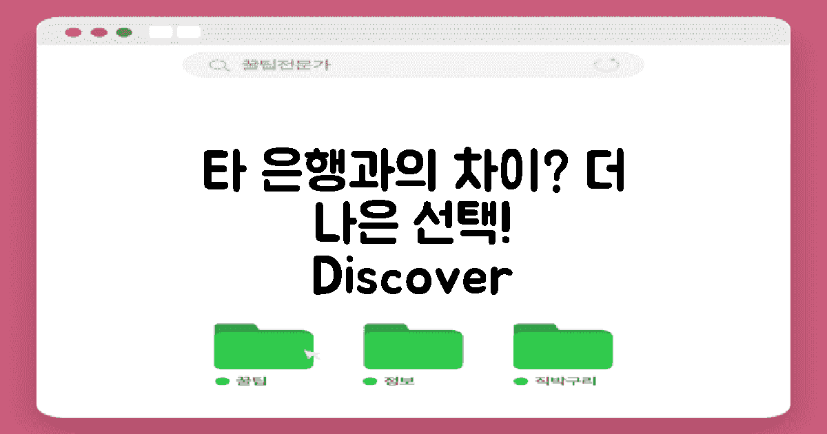 타 은행과의 차이는?