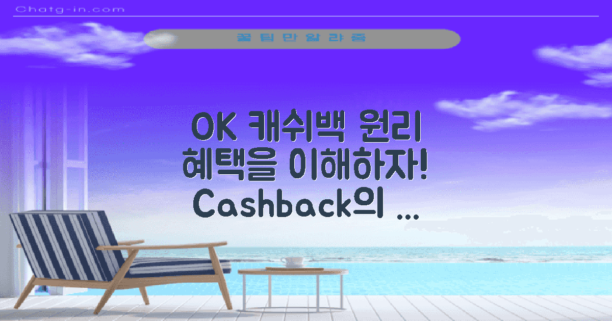 OK 캐쉬백의 원리는?