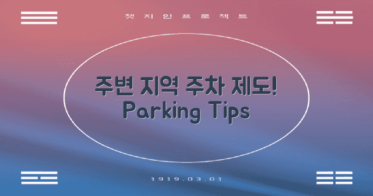 주변 지역 주차 제도