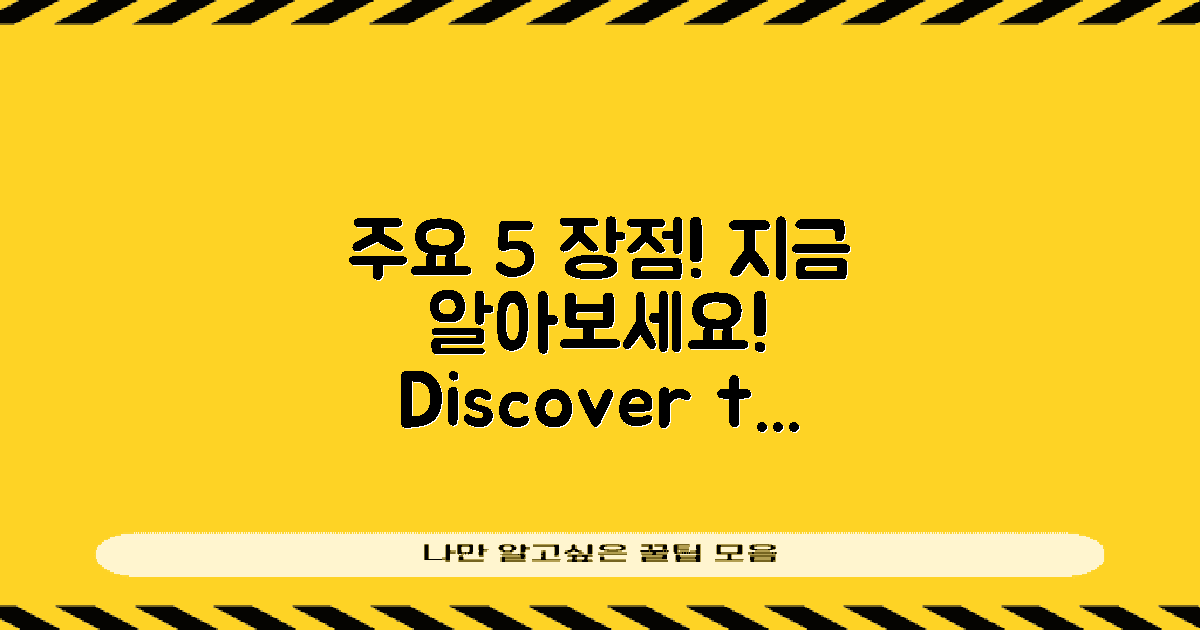 5가지 주요 장점